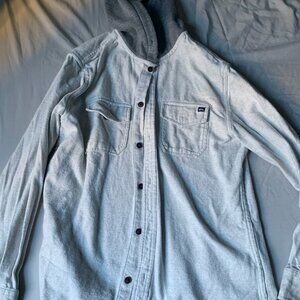 Shirt - Jacket - Quicksilver - Grey/White - Medium